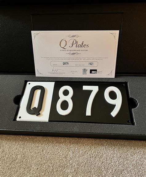 Q Plate Sales .